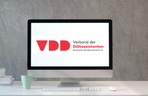 Bildschirm mit dem Logo der VDD