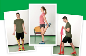 Titelblatt der Broschüre - Training mit dem Übungsband: Bewegungsübungen für Patienten mit Psoriasis und Psoriasis-Arthritis