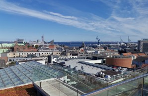 Bild von den Dächern in Aarhus