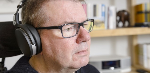 TomasGerlach mit Kopfhörern