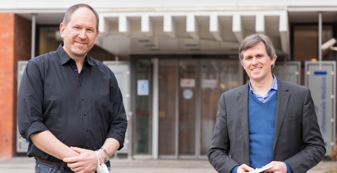 Christian Hannig und Prof. Ingo Schäfer