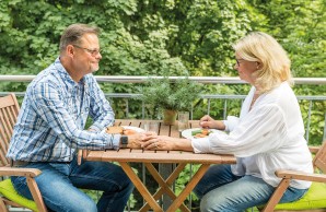 Zeit für eine Pause: Peter Witthöft und Ehefrau Ilka