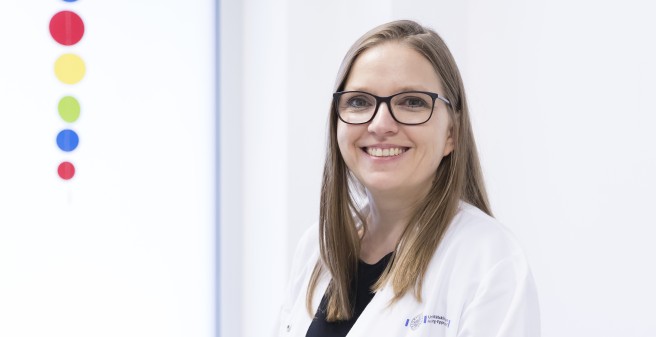 Priv.-Doz. Dr. Nicole Muschol, Klinik für Kinder- und Jugendmedizin des UKE, leitet die Spezialambulanz für Lysosomale Speicherkrankheiten