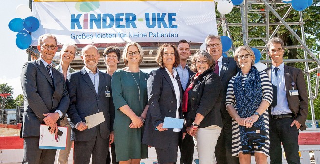 Für die Fördergemeinschaft Kinderkrebs- Zentrum Hamburg ist der Neubau mit integriertem Kinderkrebs- Zentrum eine Herzensangelegenheit