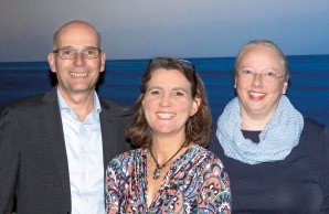 Das Fundraising-Team des UKE (v. l.): Dr. Rainer Süßenguth, Sabine Metzger, Gabriele Holst