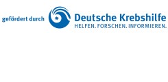 Logo: von der Deutschen Krebshilfe gefördertes Projekt