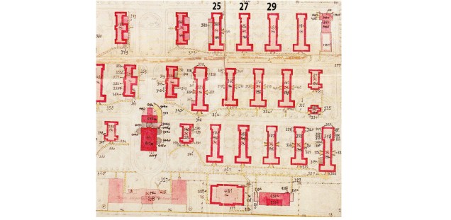 Lageplan von 1915
