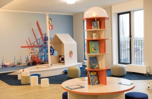 Aufenthaltsraum Childhood-Haus Hamburg