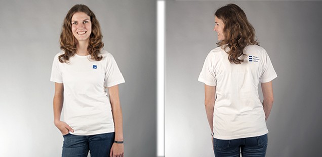 T-Shirt, weiß, Damen aus der UKE-Merchandising-Kollektion